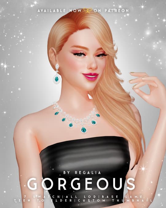 Галерея мода Комплект украшений Gorgeous Jewelry Set #3